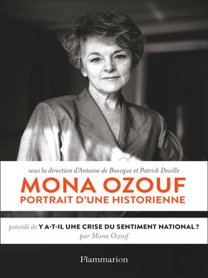 cover image of Mona Ozouf. Portrait d'une historienne